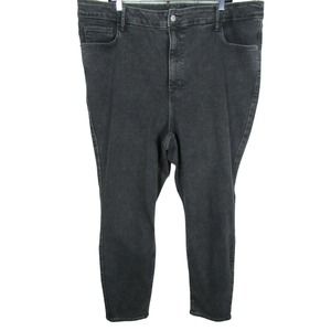 Old Navy Women Jeans Black Size 24 Extra Highrise Rockstar Super Skinny Denim